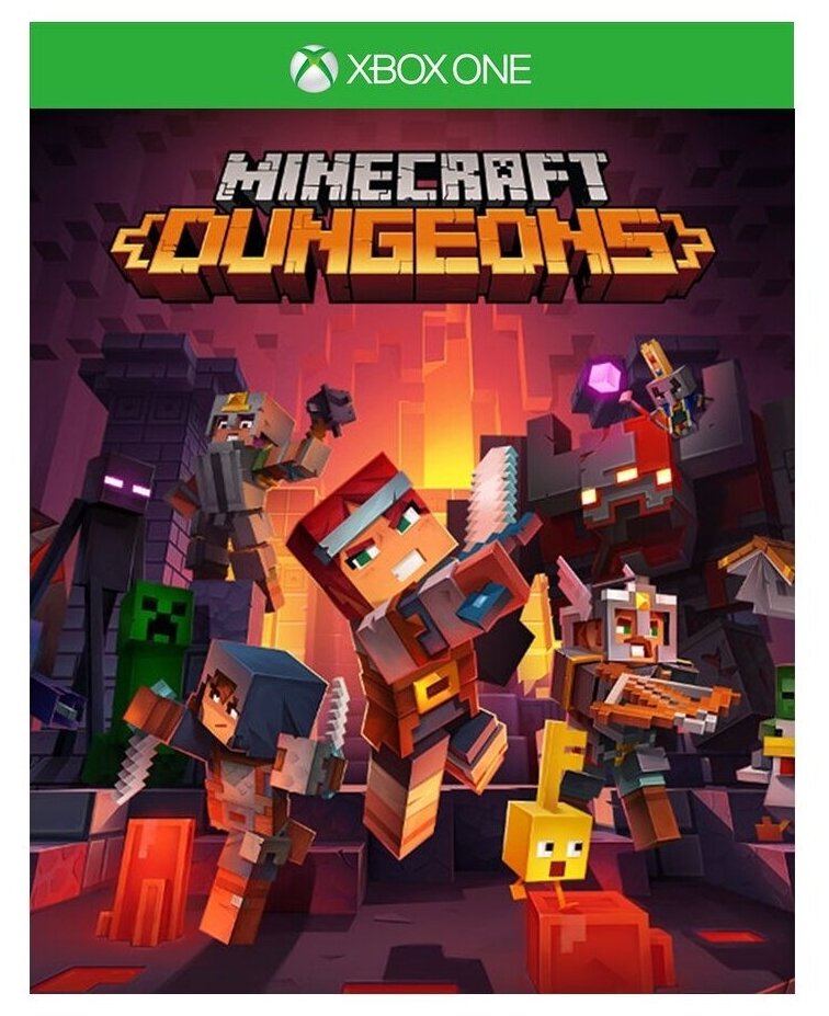 Minecraft Dungeons (русские субтитры) (Xbox One/Series X)