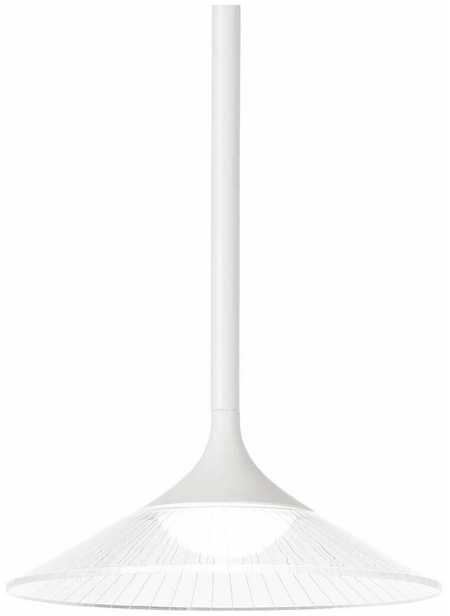 Светильник подвесной ideal lux Tristan SP 5Вт 540Лм 3000К IP20 LED 230В Акрил/Металл Прозрачный/Белый 256429.