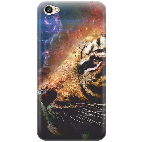 фото Gosso ультратонкий силиконовый чехол-накладка для xiaomi redmi note 5a с принтом "космический тигр"