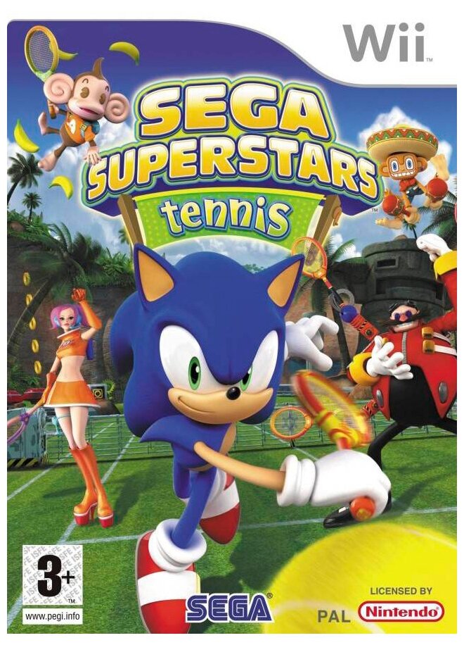 Sega Superstars Tennis (Wii) английский язык