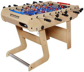 Игровой стол для футбола Fortuna Billiard Equipment Azteka FDL-420 бежевый/синий