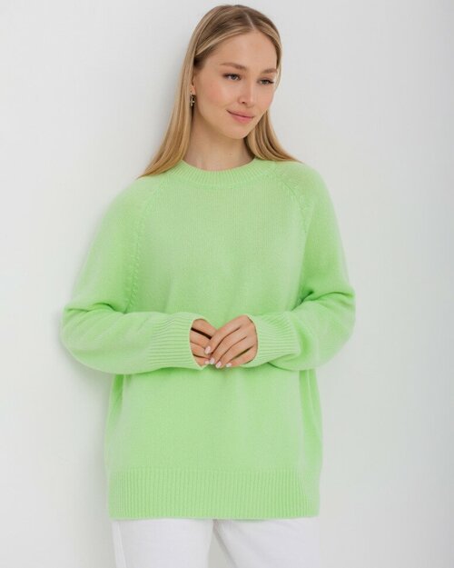 Джемпер ILLARI FLUORESCENT GREEN 2.0 из 100% Royal кашемира