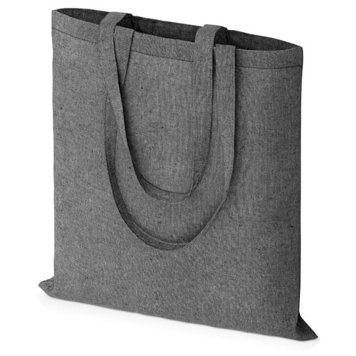 фото Сумка-тоут pheebs из переработанного хлопка 150 г/м², черный меланж yoogift