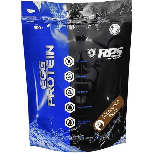 RPS Nutrition Egg Protein, 500 g (мокачино) rps bcaa 500 гр грейпфрут розовый