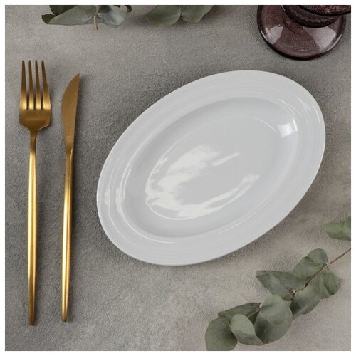 фото Тарелка овальная "лизбон" 21х14 см 4518247 gural porselen