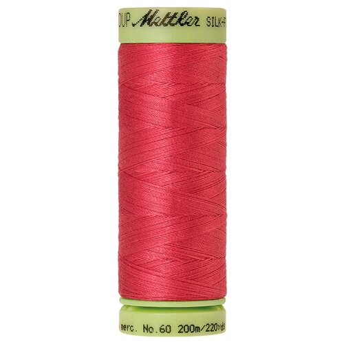 Нить для машинного квилтинга SILK-FINISH COTTON 60, 200 м 100% хлопок 0628 Blossom ( 9240-0628 )