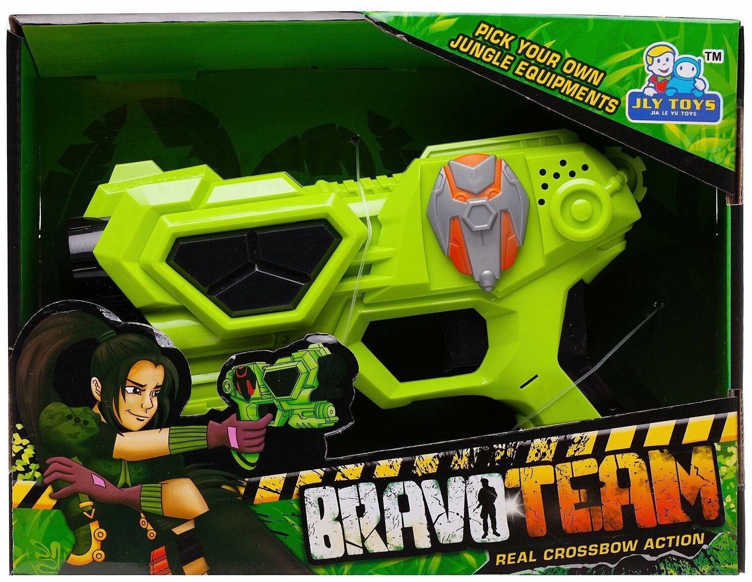 Бластер "BRAVO TEAM", со световыми и звуковыми эффектами (3117C-1) ABtoys - фото №3