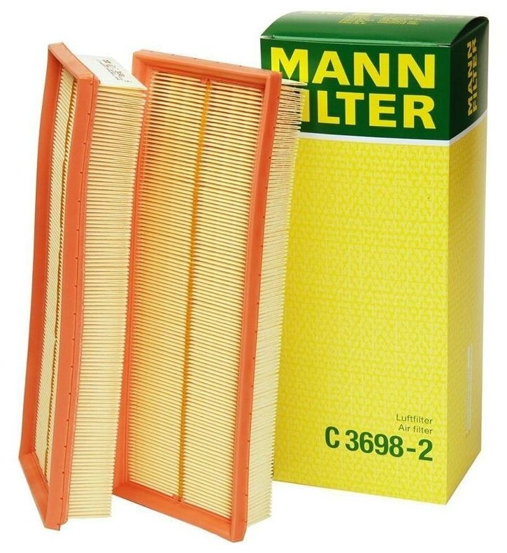 MANN-FILTER Фильтр воздушный MANN C 3698/3-2