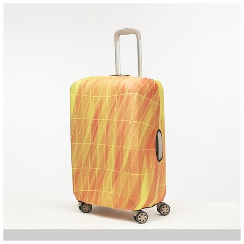 фото Чехол для чемодана сред 24" огонь, 38*28*59, оранжевый 4613693 сима-ленд