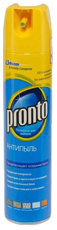 Pronto Полироль Антипыль