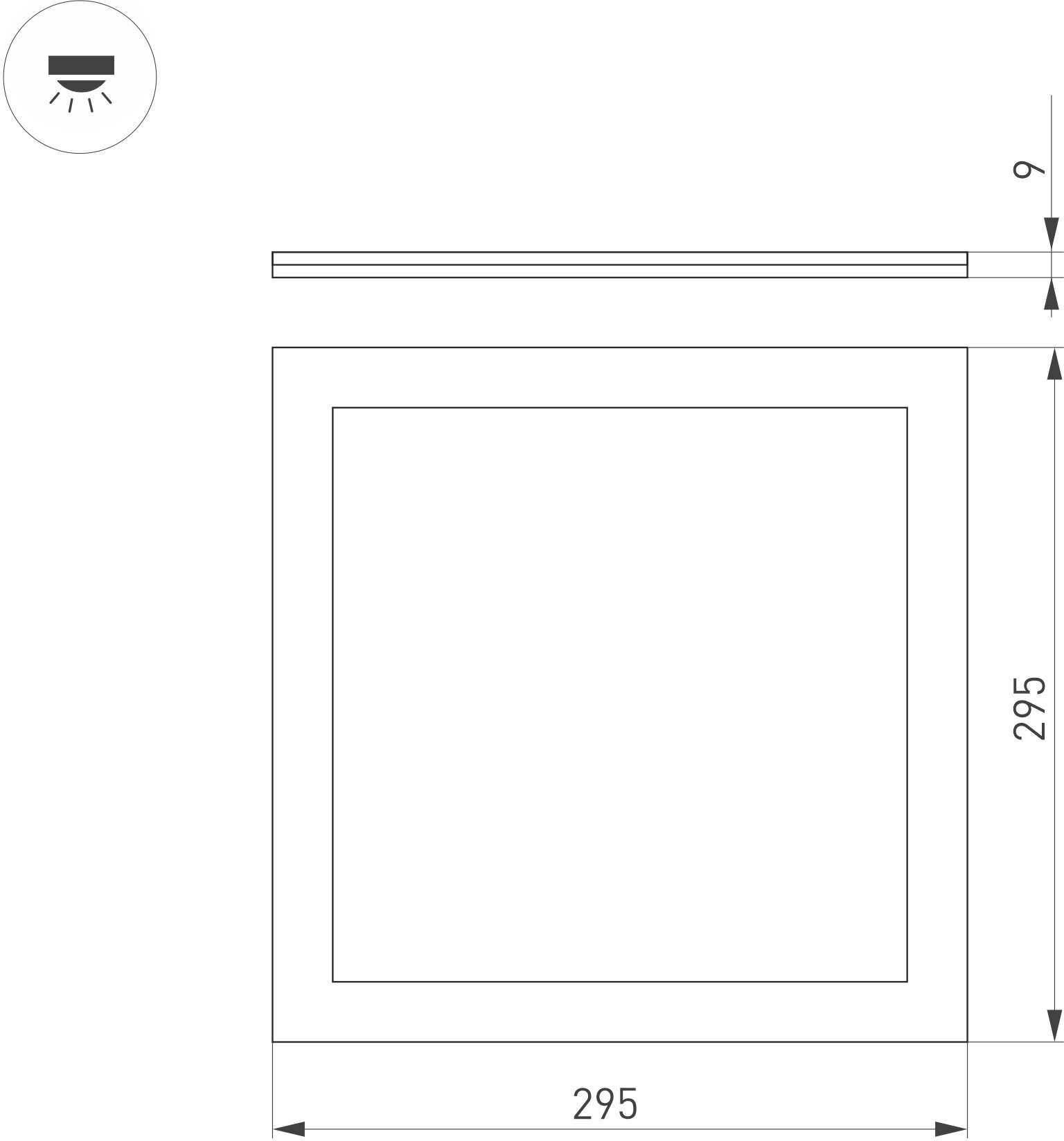 Встраиваемая светодиодная панель Arlight DL-Intenso-S300x300-18W Day4000 036227, Arlight, арт.036227