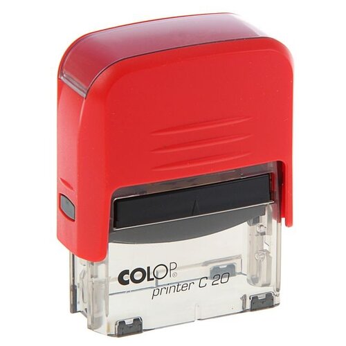 Оснастка для штампа Colop Printer 20C 38 х 14мм красная/прозр 1338230