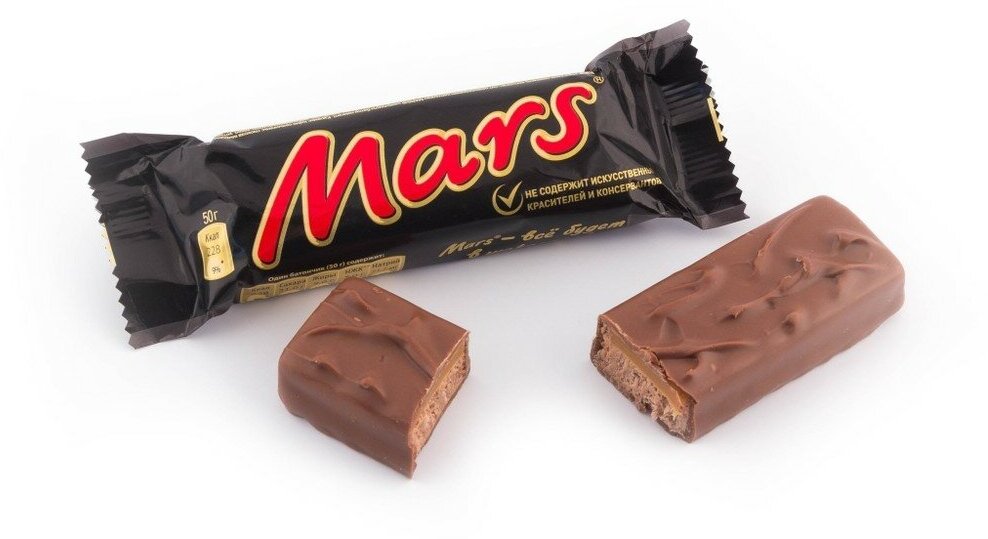 Mars шоколадный батончик, 36 шт по 50 г - фотография № 8