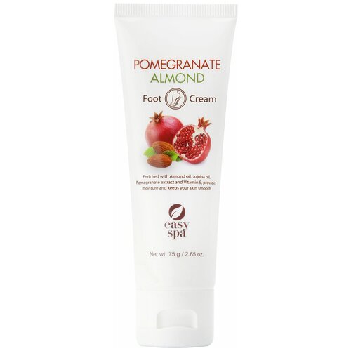 Easy spa Крем для ног Pomegranate&Almond, 75 мл