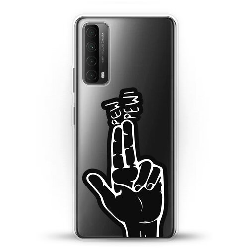 фото Силиконовый чехол pew-pew на huawei p smart 2021 andy & paul
