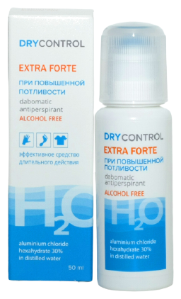 Драй Контрол Экстра Форте дезодорант дабоматик от обильного потоотделения 30% фл.без спирта 50мл