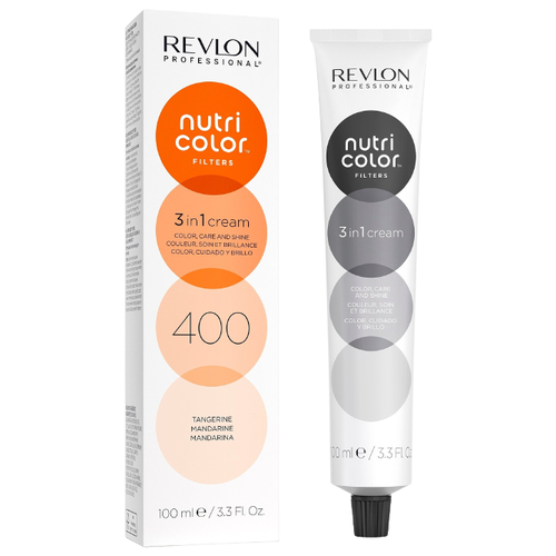 Revlon Professional Краситель прямого действия Nutri Color Filters 3 In 1 Cream, 400 tangerine, 100 мл revlon professional краситель прямого действия nutri color filters 3 in 1 cream 600 red 100 мл