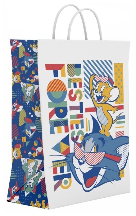 Пакет подарочный большой Tom&Jerry-6, 250*350*100 мм