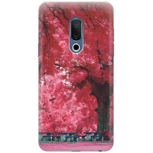 фото Re:pa накладка transparent для meizu 15 с принтом "чудесное дерево"