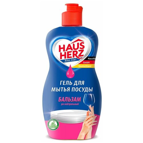 Ср-во д/мытья посуды Haus Herz Бальзам, 450мл 4260704010354