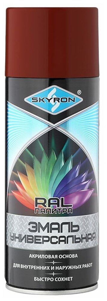 фото Универсальная акриловая эмаль SKYRON SR-18012