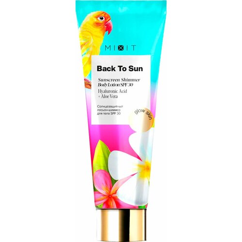 Лосьон солнцезащитный для тела Mixit Back To Sun Spf30+