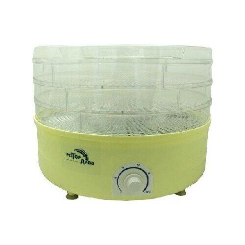 Сушилка для овощей и фруктов Ротор Дива СШ-007 3 прозр реш гофротара 469600₽