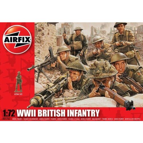 Сборные Фигурки AIRFIX WWII BRITISH INFANTRY 1:72 (A01763)