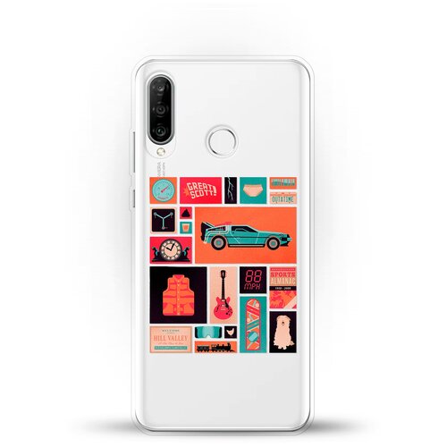 фото Силиконовый чехол back на huawei nova 4e andy & paul