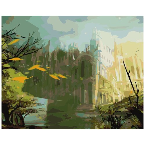 фото Картина по номерам «замок», 40x50 см, артвентура