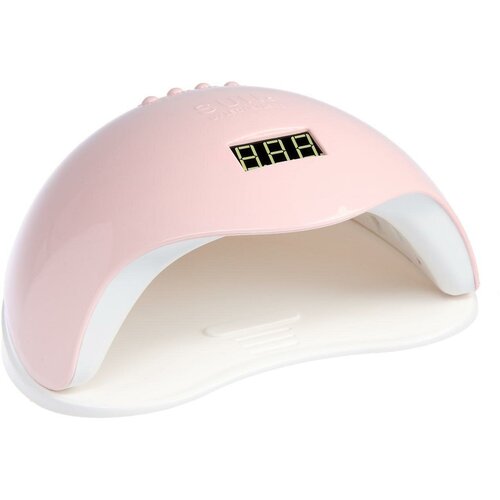 Лампа для гель-лака SUN 5 BL, UV/LED, 48 Вт, 24 диода, таймер 10/30/60 сек, розовая