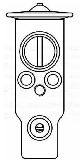 Клапан расширительный кондиционера (ТРВ) для автомобилей Camry (XV40) (07-) LTRV 1918 LUZAR