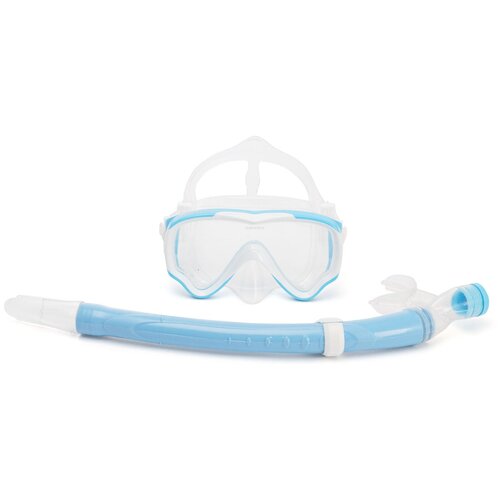 Набор для подводного плавания снорклинга Sargan Маугли маска и трубка детский синий набор для подводного плавания sargan окулятор маска окулятор трубка сенеж