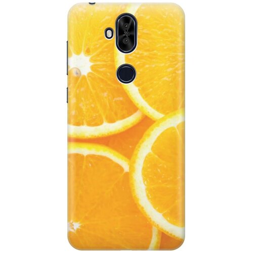 фото Cиликоновый чехол на asus zenfone 5q / 5 lite zc600kl / асус зенфон 5 кью / 5 лайт с принтом "апельсины" gosso