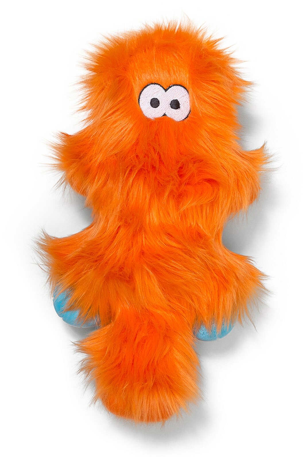 West Paw Zogoflex Rowdies игрушка плюшевая для собак Sanders 17 см оранжевая - фотография № 3
