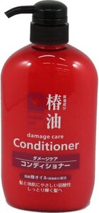 KUMANO COSMETICS Кондиционер с натуральным маслом камелии для объема и блеска волос Tsubaki Oil Damage Care Conditioner, 600 мл