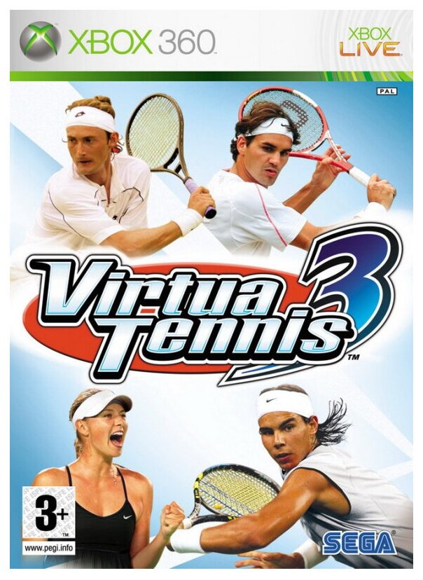 Игра Virtua Tennis 3 для Xbox 360