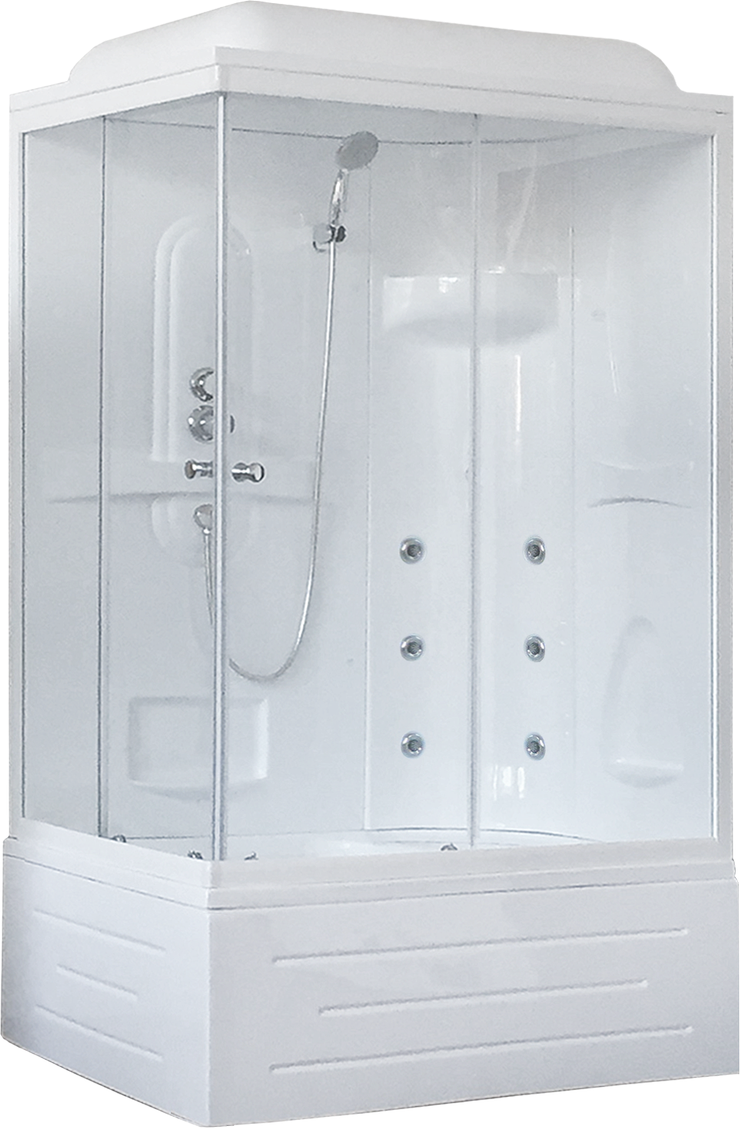 Душевая кабина Royal Bath RB 8120BP2-T (прозрачное) правая