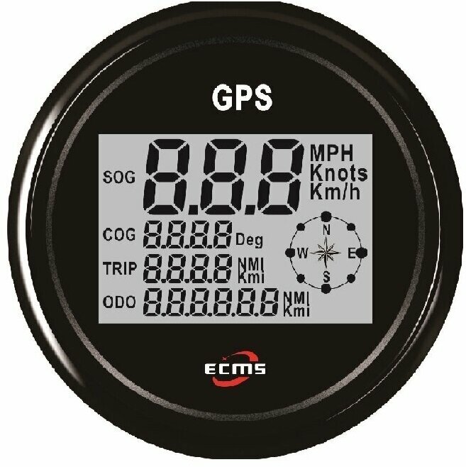 Цифровой многофункциональный GPS спидометр с циферблатом