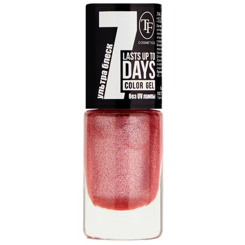 Купить Лак TF Cosmetics 7 days Color Gel, 8 мл, №274 розовые искры