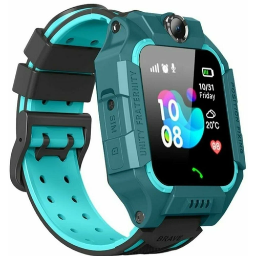 Детские Смарт часы Z6 с GPS, сим картой , SOS /Зеленый цвет