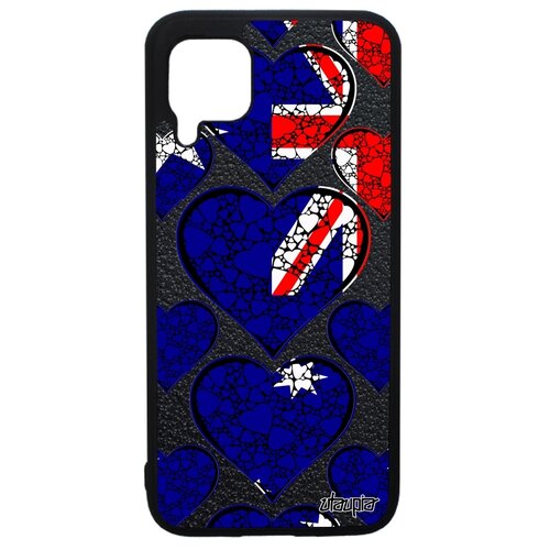 фото Чехол для телефона p40 lite, "флаг австралии с сердцем" патриот страна utaupia