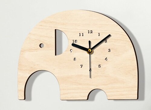 Часы настенные, часы настенные деревянные, бесшумные, настенные часы для детской комнаты