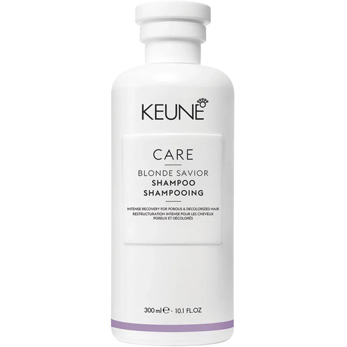 Keune Care Blonde Savior Shampoo Шампунь восстанавливающий для осветленных волос Безупречный блонд, 300 мл keune оттеночный шампунь care silver savior серебряный для холодных оттенков блонд 80 мл