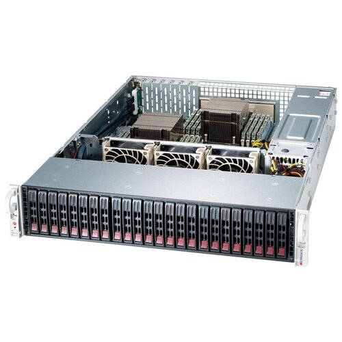 Сервер Supermicro SuperStorage 2029P-E1CR24H без процессора/без ОЗУ/без накопителей/количество отсеков 2.5