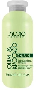 Бальзам увлажняющий для волос с маслами Авокадо и Оливы Kapous Studio Professional, 350 мл
