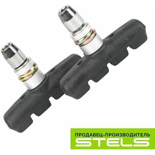 тормозные колодки stels rb 264b 55 мм 510183 Тормозные колодки RB-983B резьбовые, для ободных тормозов 55 мм