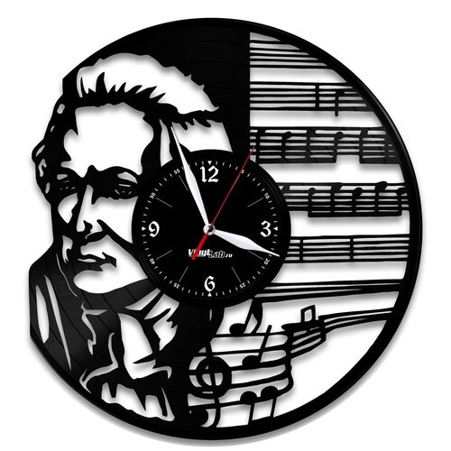фото Часы из виниловой пластинки (c) vinyllab моцарт