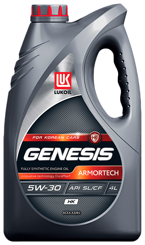 LUKOIL 3149287 ЛУКОЙЛ GENESIS ARMORTECH НК 5W30 (4L)_масло моторное! синт.\ API SL, Hyundai/Kia