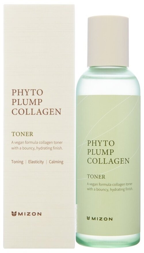 MIZON PHYTO PLUMP COLLAGEN TONER Увлажняющий тонер для лица с фитоколлагеном 150мл